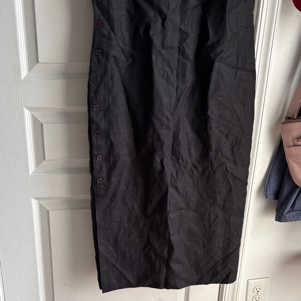 Talbots Linen Sleeveless Dress - Picture 3 of 7